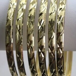 Set of 6 Toddler Bangles Size 2”